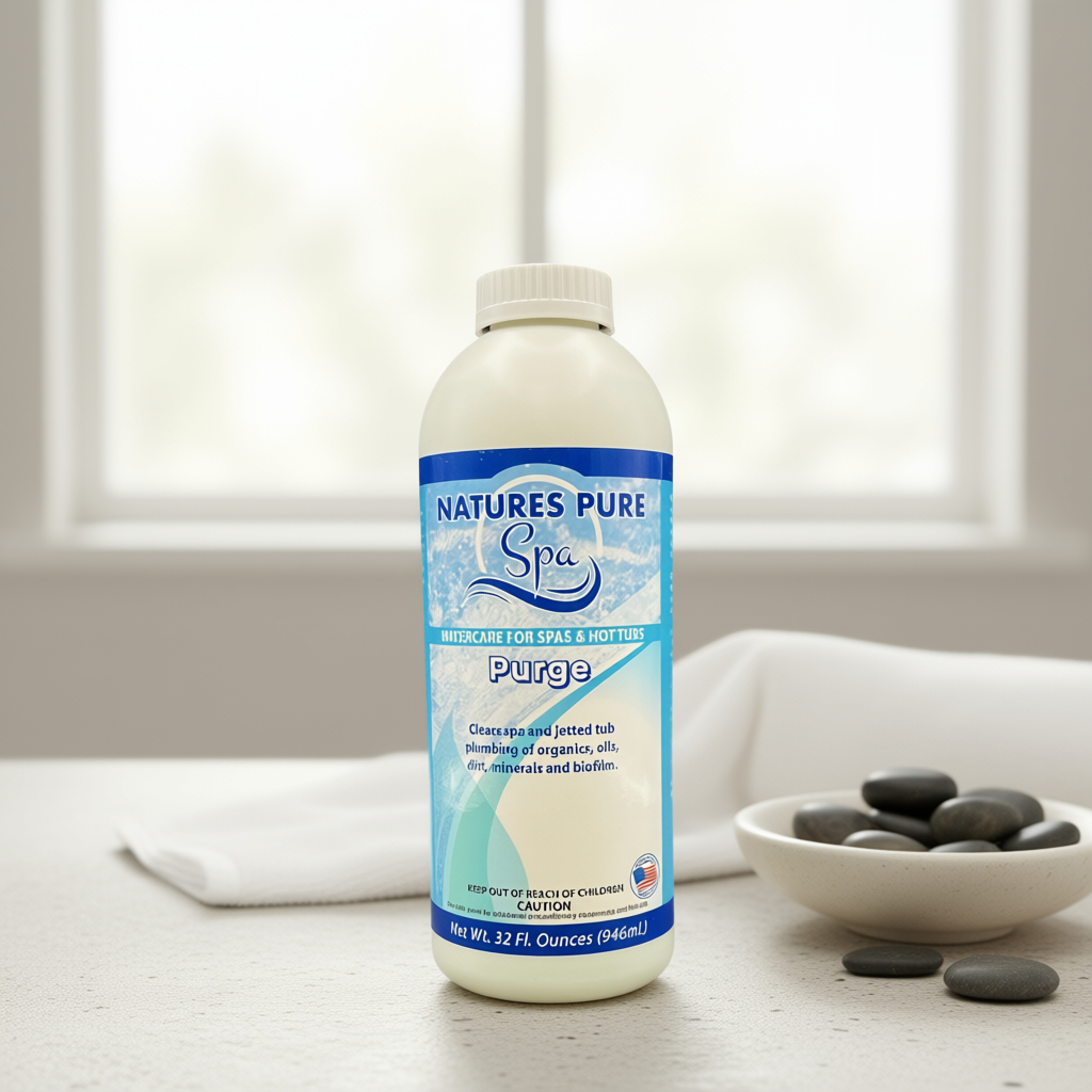Natures Pure Spa Purge hot tub cleaner